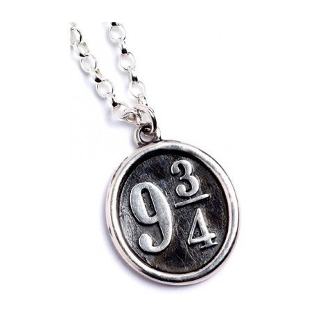 Harry Potter Pendant & Necklace Platform 9 3/4 (Sterling Silver) 