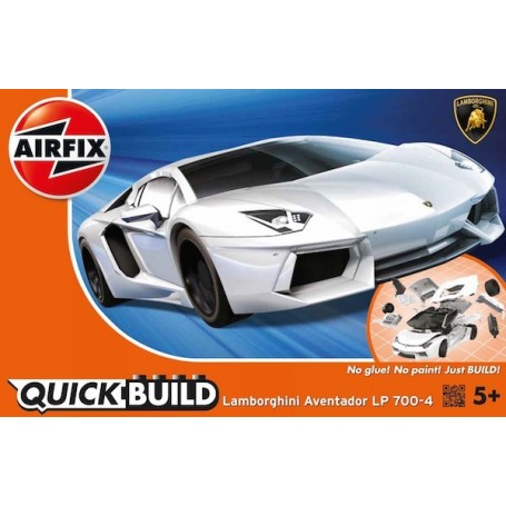 Lamborghini Aventador New Colour QUICK BUILD (No glue or paint required) Airfix QUICK BUILD is an exciting range of simple, snap