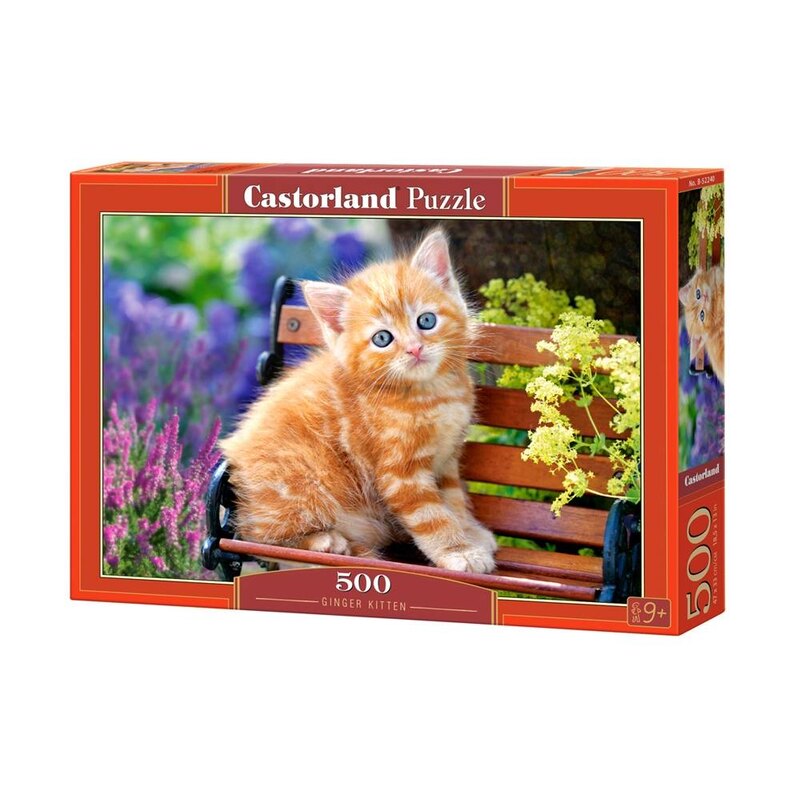 Puzzle 500 Teile Neu Ginger Kitten Castorland B-52240-2 