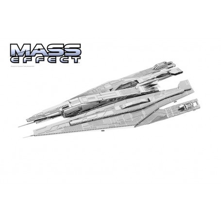 MetalEarth: MASS EFFECT / ALLIANCE CRUISER 8.8x3.1x3.8cm, metal 3D model with 1 sheet, on card 12x17cm, 14+ Metal model kit