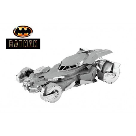 MetalEarth: BATMAN vs SUPERMAN / BATMOBILE, metal 3D model with 2 sheets, on card 12x17cm, 14+ Metal model kit