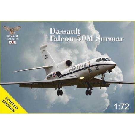 Dassault Falcon 50M Surmar (French Navy) - 2 decal options+ PE sheet Model kit