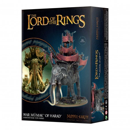 LOTR: WAR MUMAK OF HARAD Add-on and figurine sets for figurine games