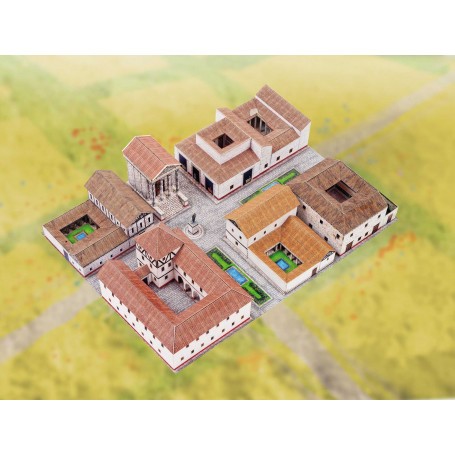 Roman village Cardboard modelkit
