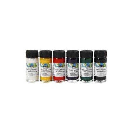 Magic Marble , standard colours, 6x20ml Painting