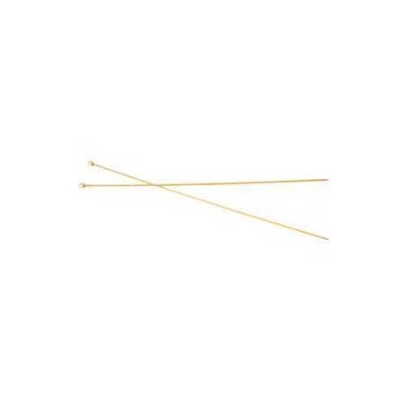 Knitting Needles, size 2.5 , L: 35 cm, 1pair Sewing, needles and accessories