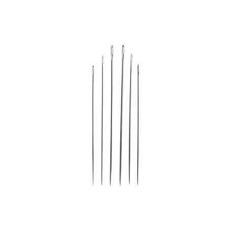 Darning Needles, size 1-5 , silver, 6pcs Sewing, needles and accessories