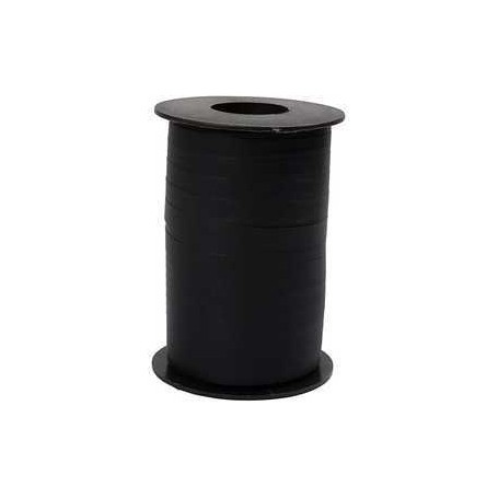 Curling Ribbon, W: 10 mm, black, matt, 250m 