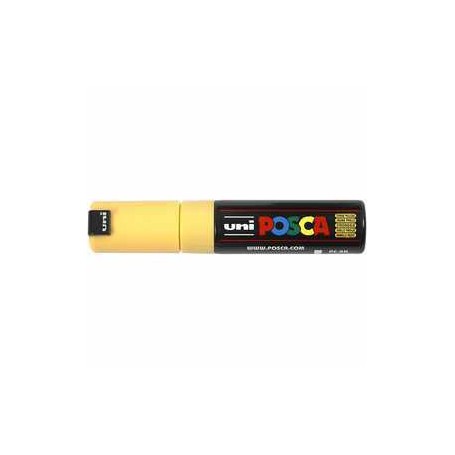 Uni Posca Marker, line width: 8 mm,  PC-8K , straw yellow, broad, 1pc 