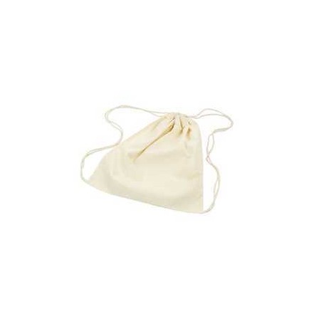 Drawstring bag, size 37x41 cm,  110 g/m2, light natural, 3pcs 