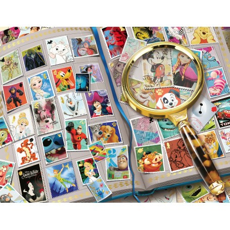 Puzzle 2000 p - My favorite stamps / Disney 