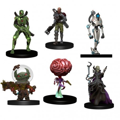 Starfinder Battles pack 6 miniature Starter Pack: Monster Pack Add-on and figurine sets for figurine games