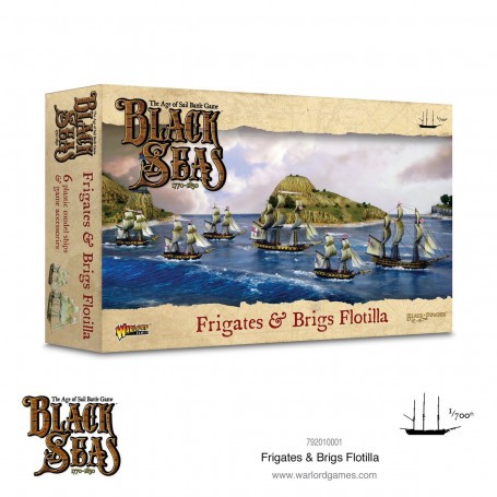 Frigates & Brigs Flotilla (1770 - 1830) Add-on and figurine sets for figurine games