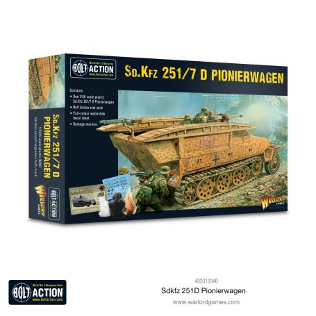 Sd.Kfz 251 D Pionierwagen Add-on and figurine sets for figurine games