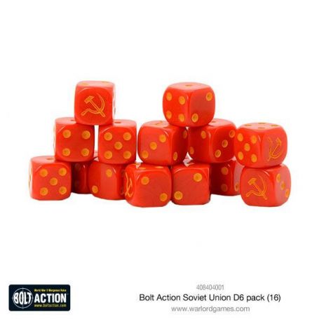 Soviet Union D6 Dice (16) Add-on and figurine sets for figurine games