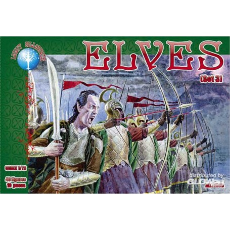 Elves, set 3 Figures for figurine game/Figurines for role-playing game