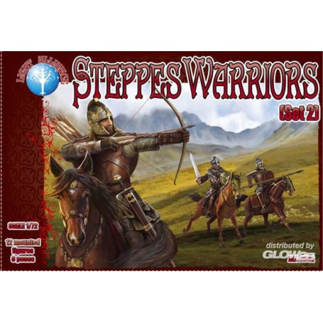 Steppes Warriors. Set 2 Figures for figurine game/Figurines for role-playing game