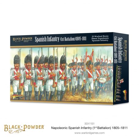 Napoleonic Spanish Infantry (1st Battalion) 1805-1811 Add-on and figurine sets for figurine games