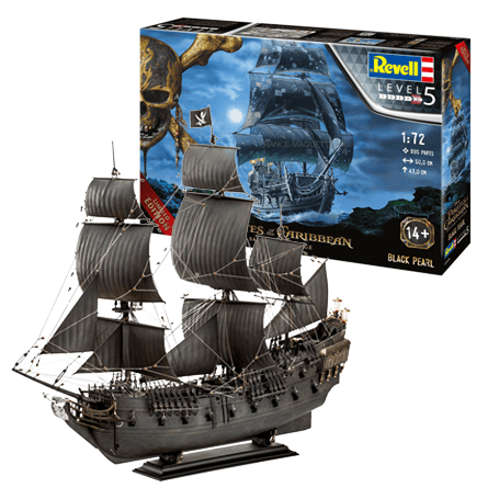 Black Pearl Pirate Ship A model construction kit of the legendary Black Pearl the ship commanded by Captain Jack Sparrow in the 