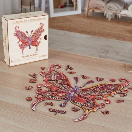 Wooden puzzle The Illusionist Butterfly 