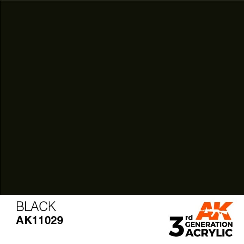 Black 17ml  Acrylic model paint