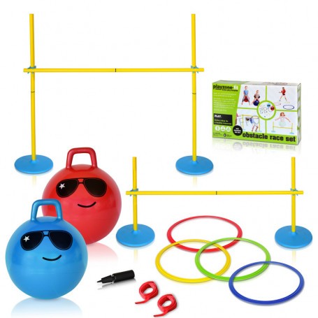PLAYZONE-FIT OBSTACLE RACE-SET 