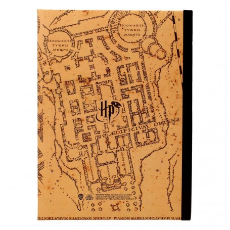 Harry Potter Luminous Notebook Marauder's Map 