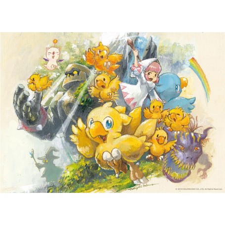 Final Fantasy puzzle Chocobo Party Up! (1000 pieces) 