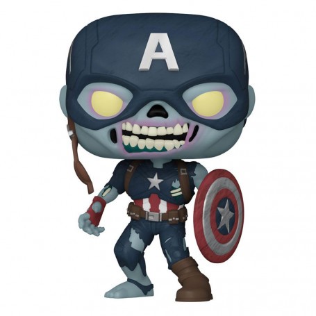 Marvel What If ...? POP! TV Vinyl Figure Zombie Captain America 9 cm Pop figures