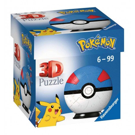 Pokémon 3D puzzle Pokéballs: Super Ball (55 pieces) 