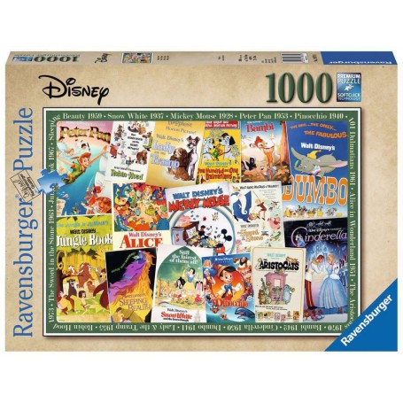 Disney puzzle Vintage movie posters (1000 pieces) 