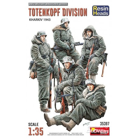 German Winter Big Set 10 Soldiers Figures Resin Model Kit 1/35 Scale