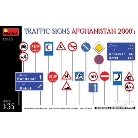 Traffic Signs. Afghanistan 2000's 
