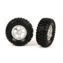 Tire on gray rims (2p) 