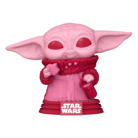 Star Wars Valentines POP! Star Wars Vinyl Figure Grogu 9 cm Figurine