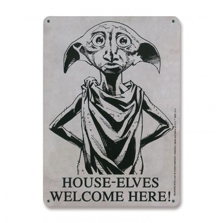 Harry Potter metal sign House-Elves 15 x 21 cm 