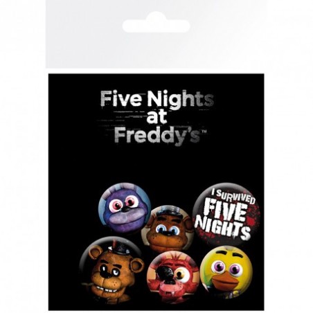 FIVE NIGHT AT FREDDYS - Badge Pack - Mix  