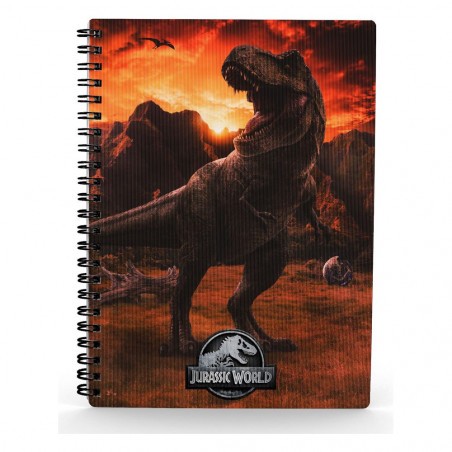 Jurassic World Into The Wild 3D Effect Notebook 