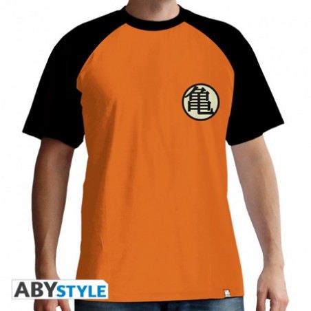 DRAGON BALL - Tshirt "Kame Symbol" man SS orange - premium 