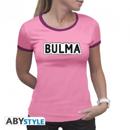 DRAGON BALL - Tshirt Bulma woman SS pink - premium 