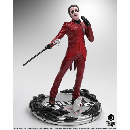 Ghost statuette Rock Iconz Cardinal Copia Red Tuxedo (Variant) 22 cm 