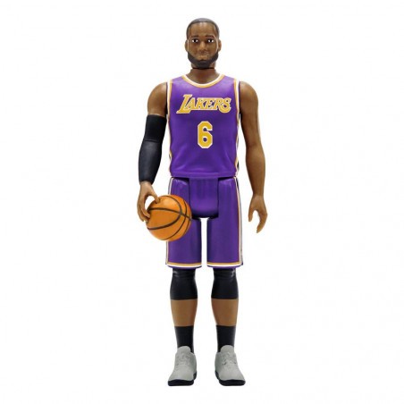 NBA Wave 3 LeBron James (Lakers) ReAction Figure [Purple Statement] 10cm 