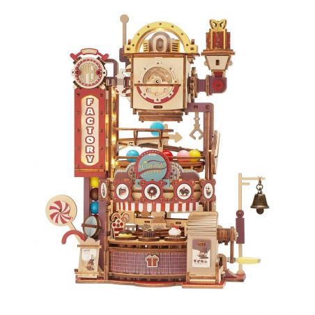 Marble Chocolate Factory 3D puzzle