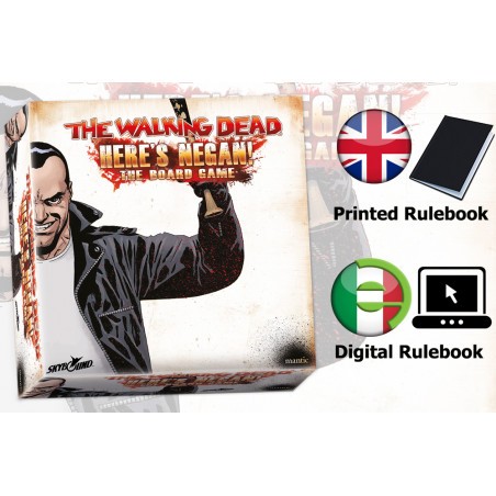THE WALKING DEAD HERE'S NEGAN Board game and accessory
