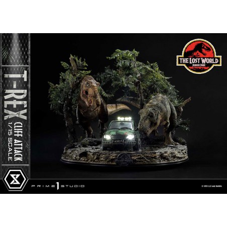 Jurassic World: The Lost World 1/15 T-Rex Cliff Attack 53cm Figurine