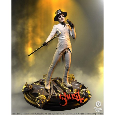 Rock Iconz: Ghost - Cardinal Copia White Tuxedo Limited Edition Statue