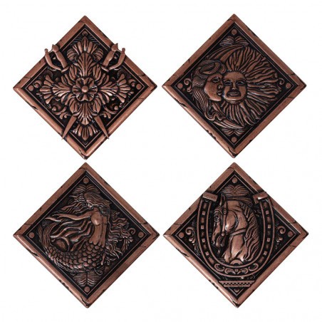 Resident Evil VIII pack 4 medallions House Crest Limited Edition 