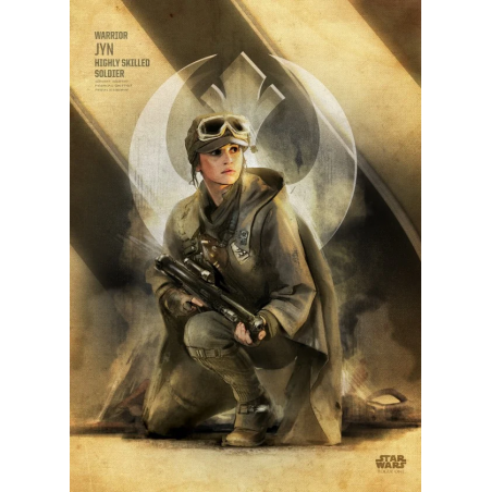 ROGUE ONE KEY FORCES - Magnetic Metal Poster 45x32 - Jyn 