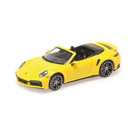 P.911(992)turbo s cab.yellow 2019 Die-cast