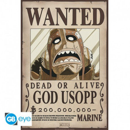 ONE PIECE - Poster "Wanted Usopp New" (52x35) 